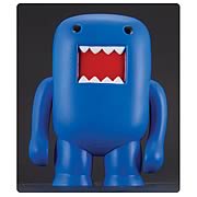 Domo 4-Inch Black Light Blue Vinyl Figure